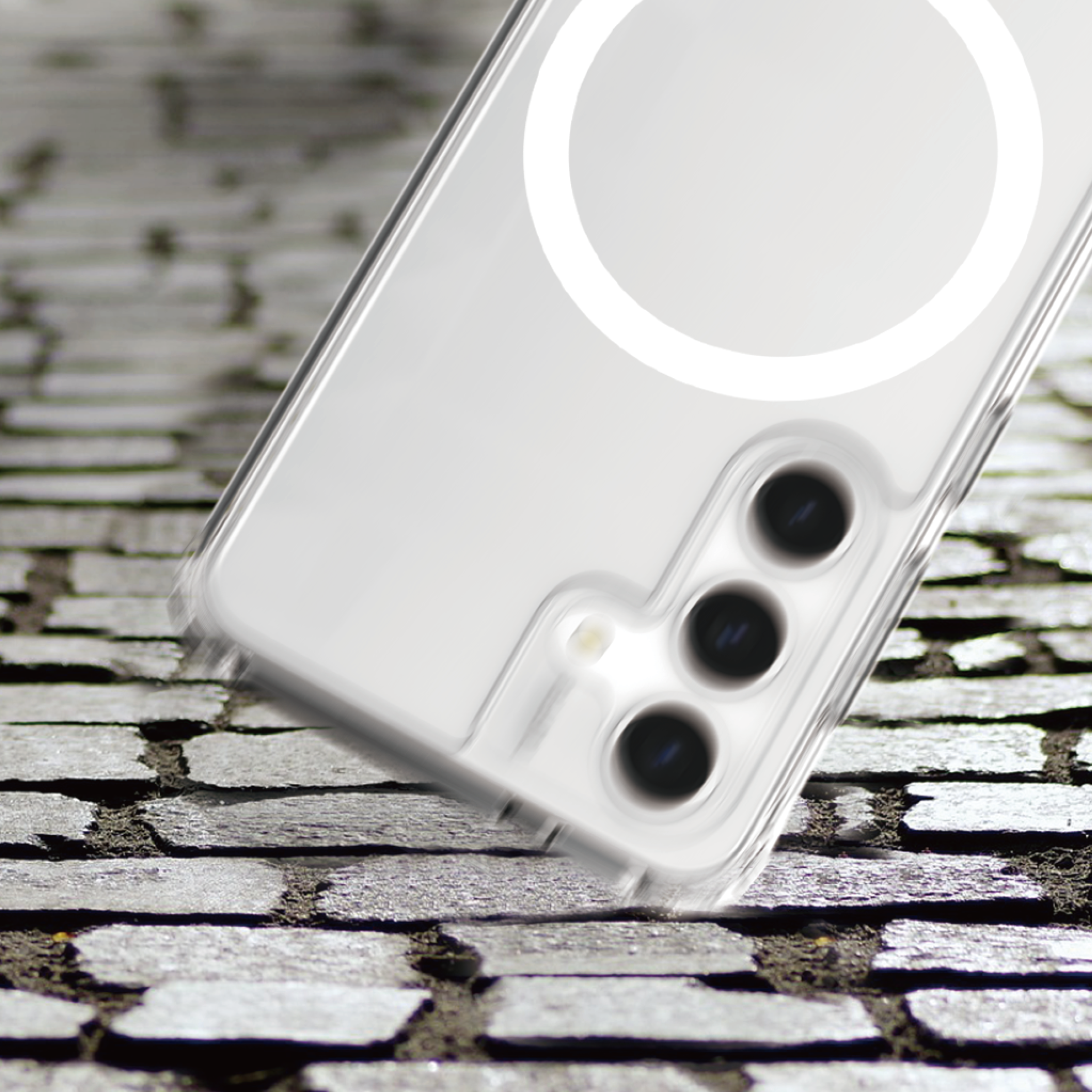 Samsung Galaxy S25 Qi2 Compatible Clear Case
