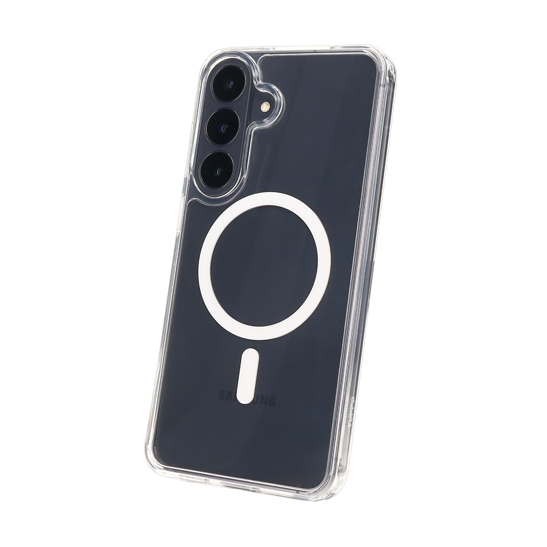 Étui transparent compatible Qi2 pour Samsung Galaxy S26 Ultra