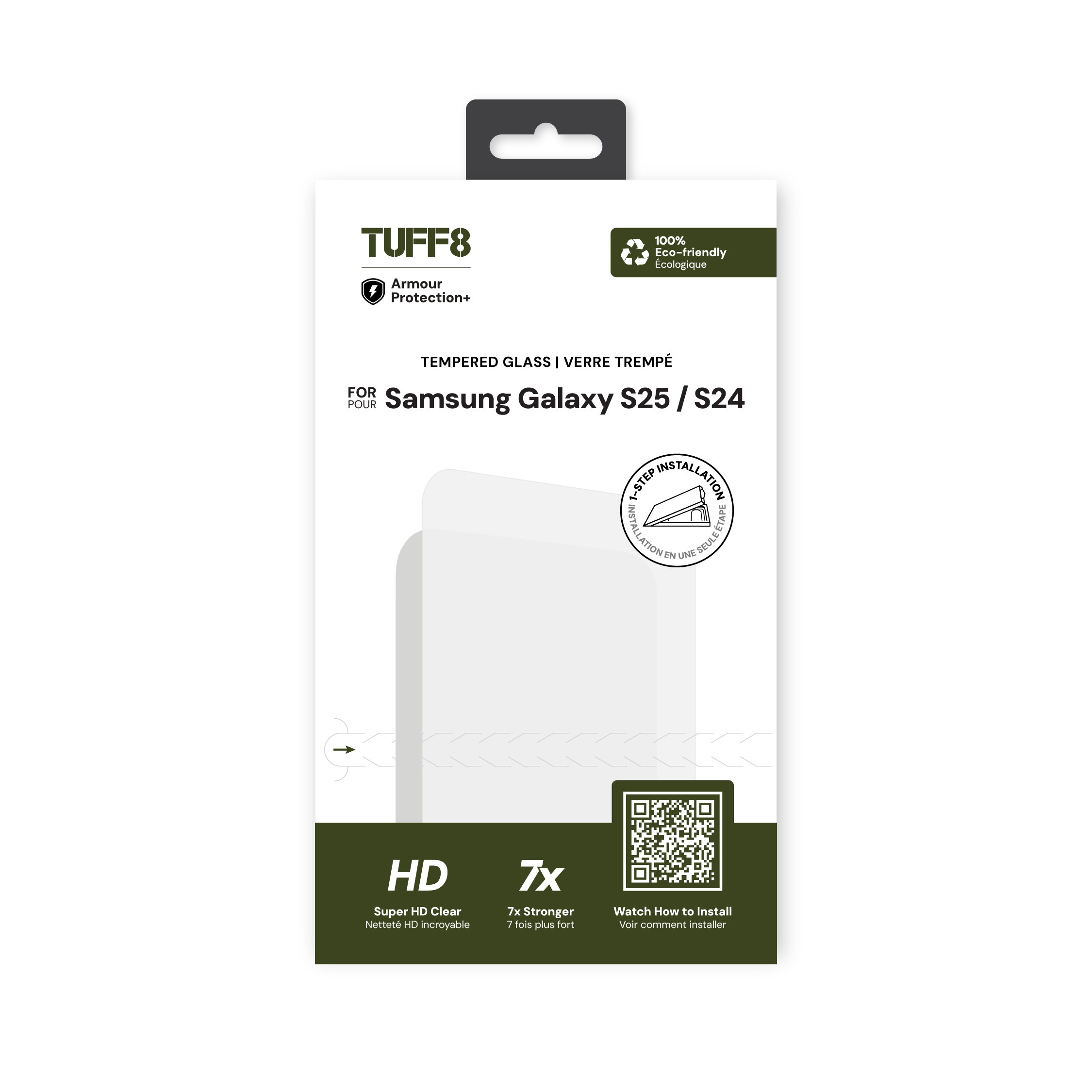 Samsung Galaxy S25 / S24 Tempered Glass with Auto Installer