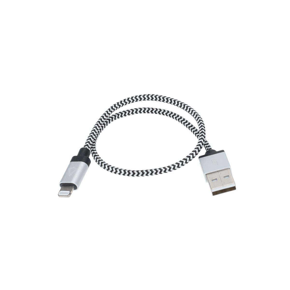 Câble tressé de 30 cm (câble USB-A vers Lightning)