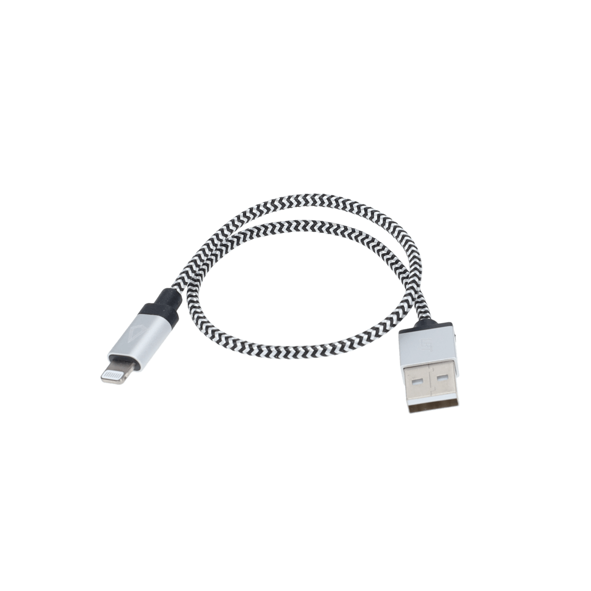 Câble tressé de 30 cm (câble USB-A vers Lightning)