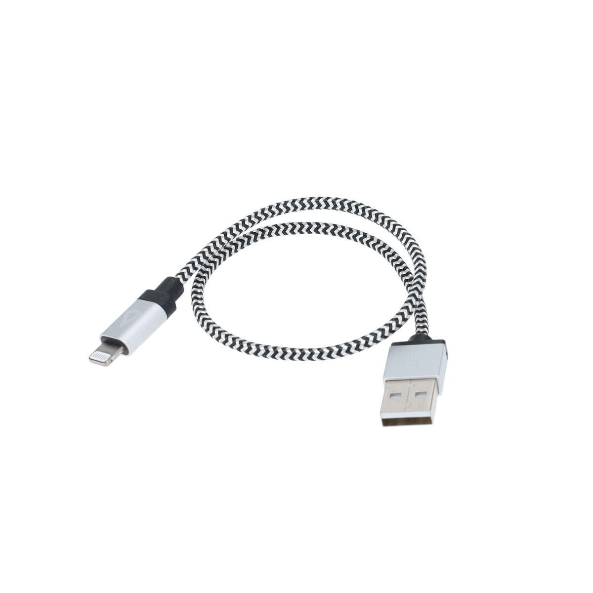 Câble tressé de 30 cm (câble USB-A vers Lightning)