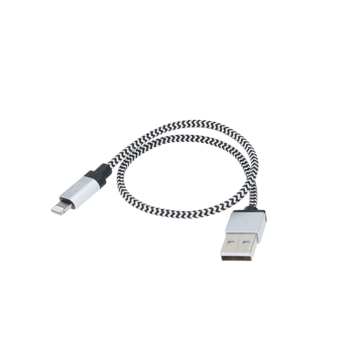 Câble tressé de 30 cm (câble USB-A vers Lightning)