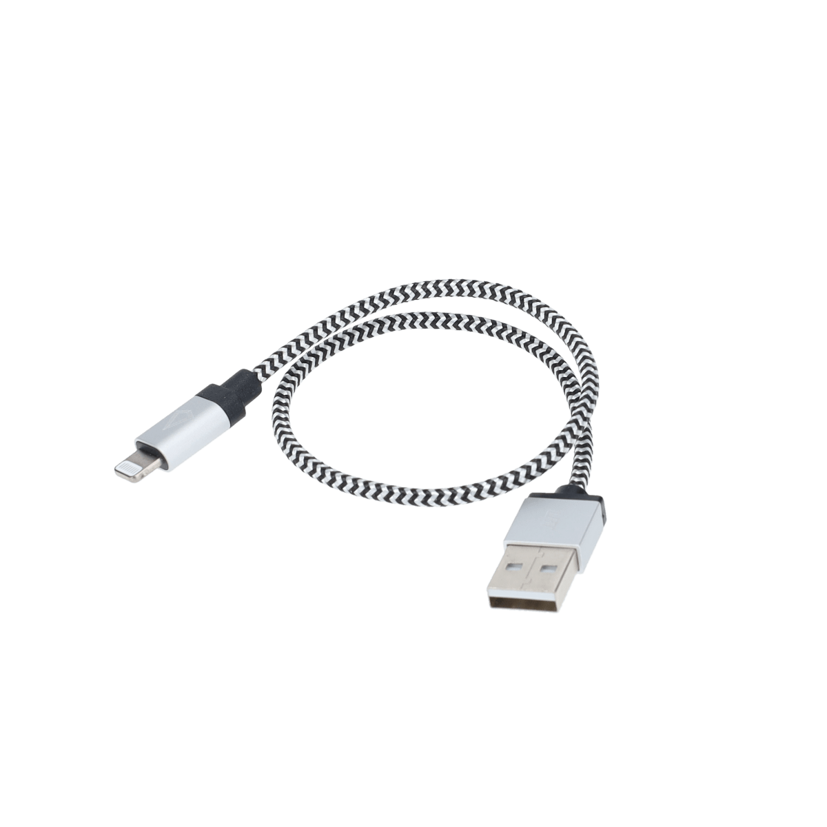 Câble tressé de 30 cm (câble USB-A vers Lightning)
