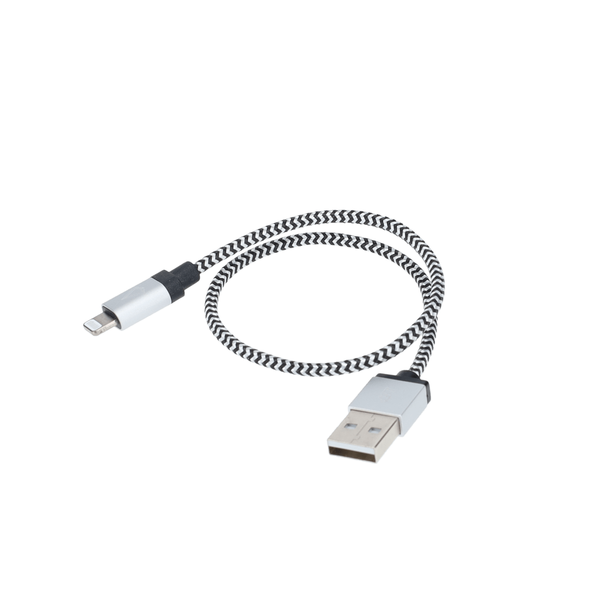 Câble tressé de 30 cm (câble USB-A vers Lightning)