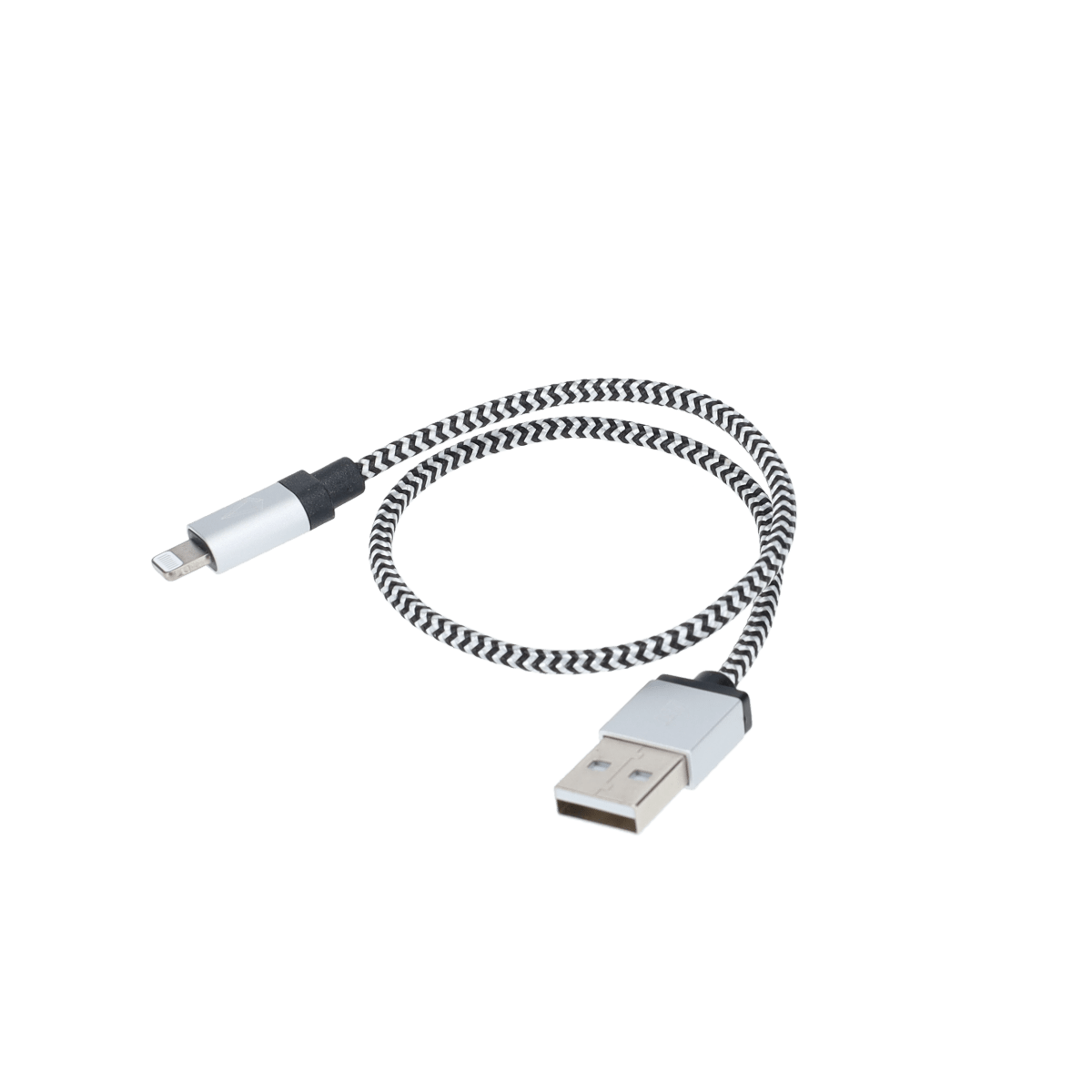 Câble tressé de 30 cm (câble USB-A vers Lightning)