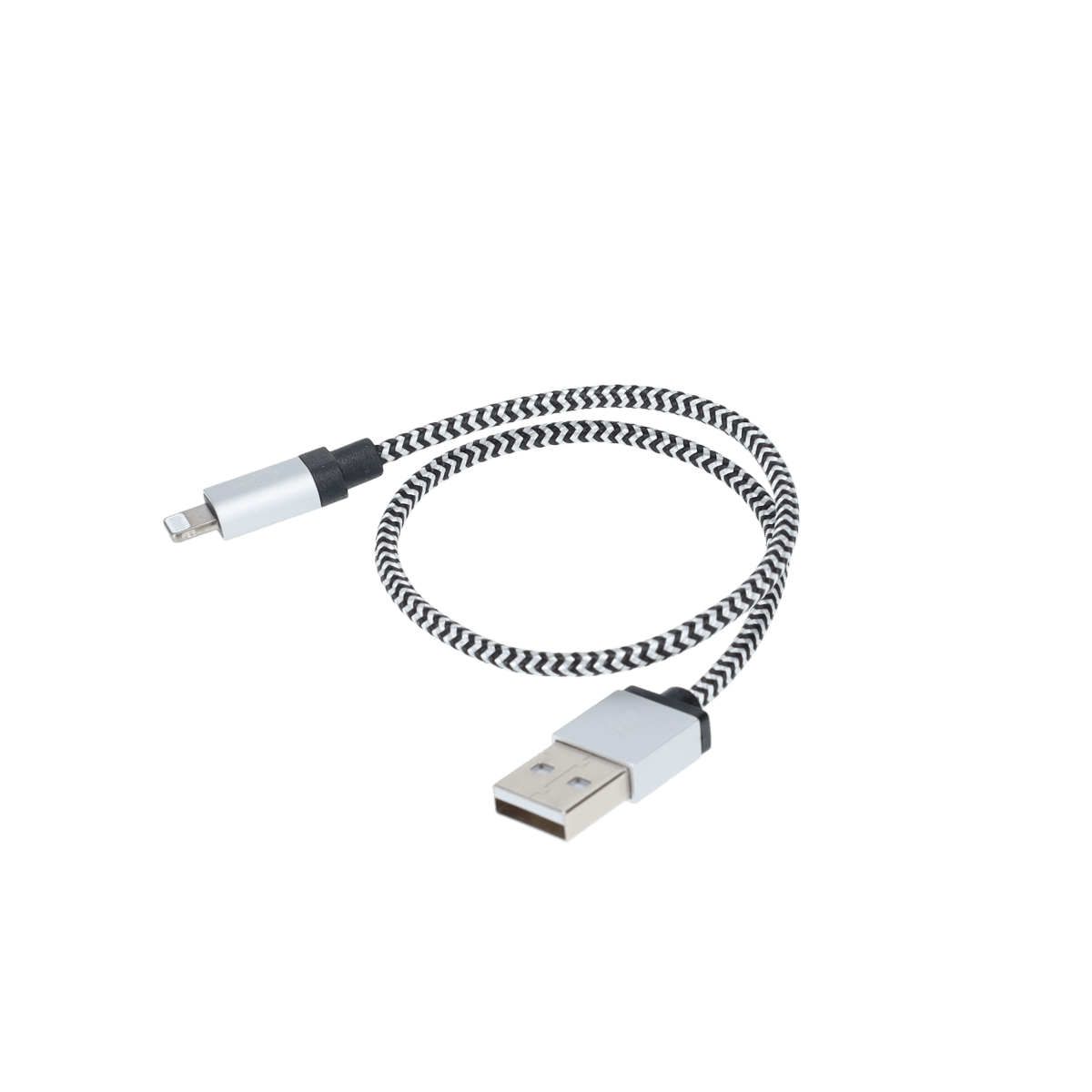Câble tressé de 30 cm (câble USB-A vers Lightning)