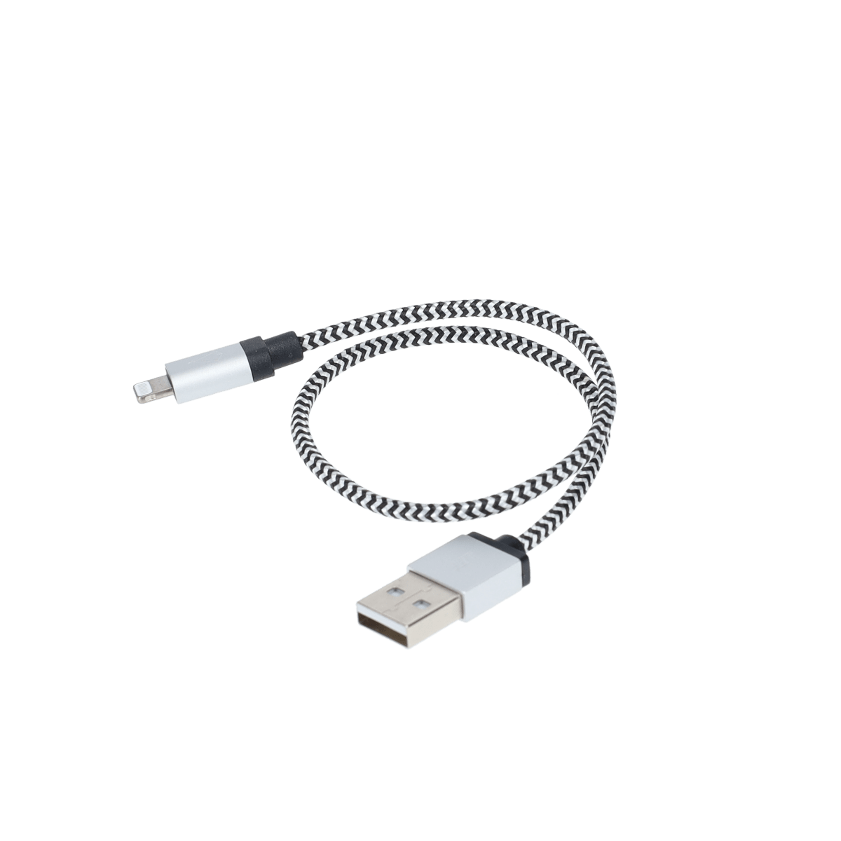 Câble tressé de 30 cm (câble USB-A vers Lightning)