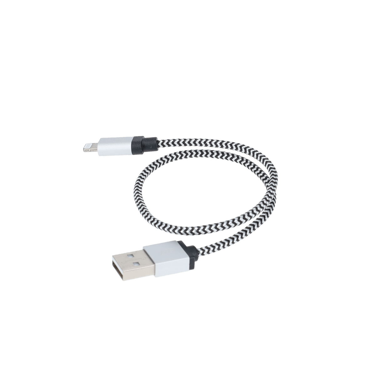 Câble tressé de 30 cm (câble USB-A vers Lightning)