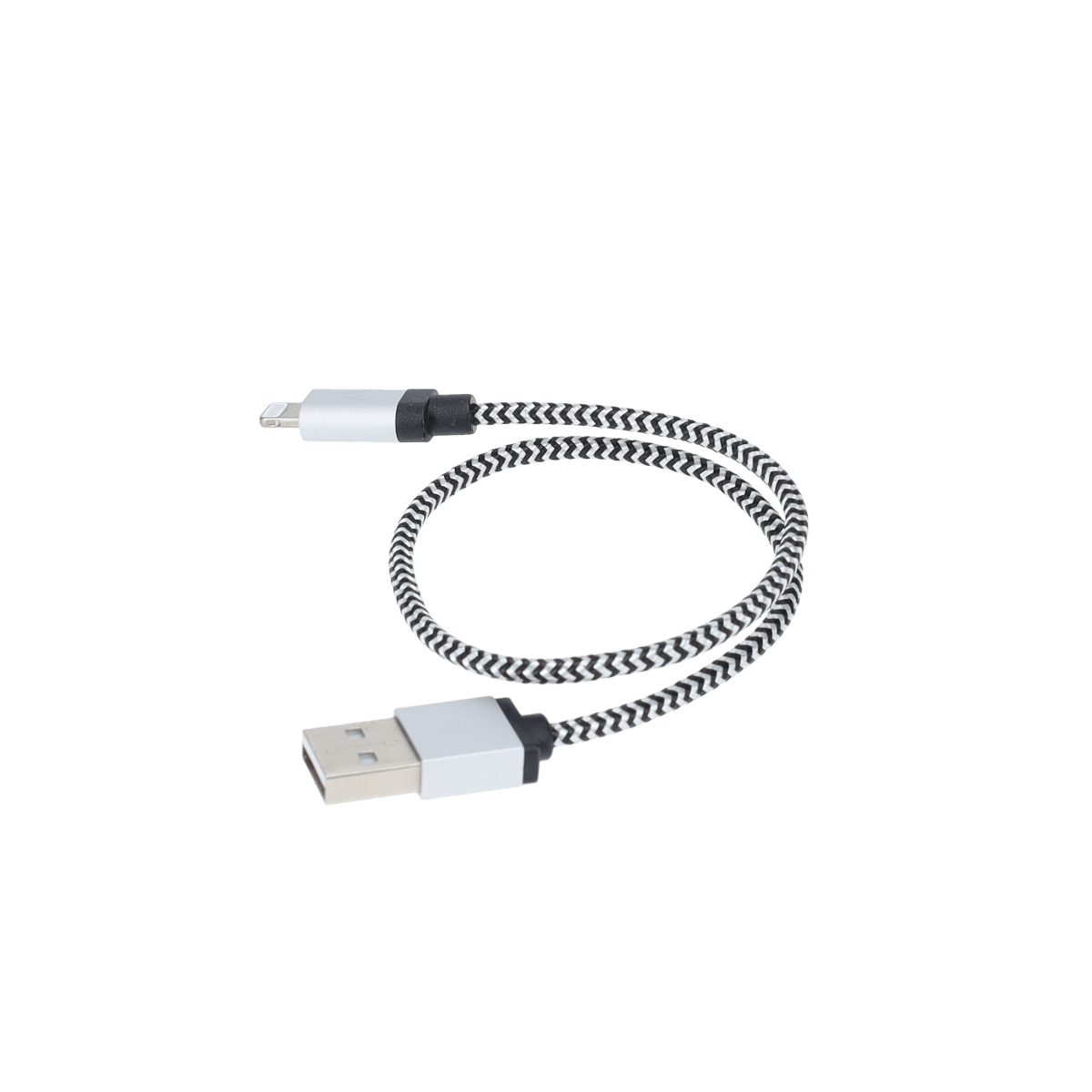 Câble tressé de 30 cm (câble USB-A vers Lightning)
