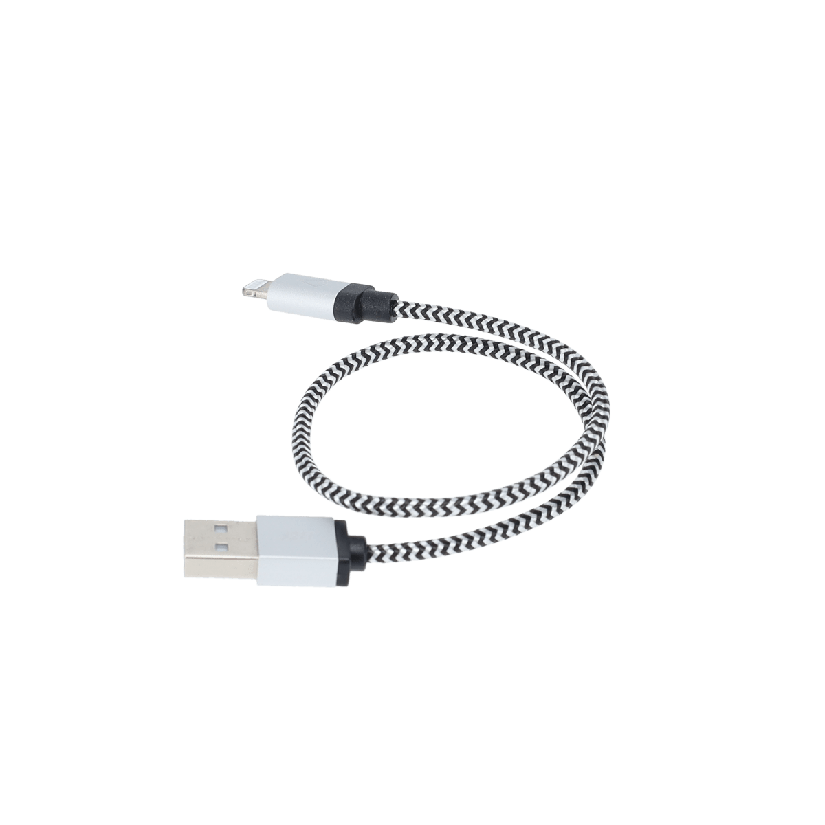 Câble tressé de 30 cm (câble USB-A vers Lightning)