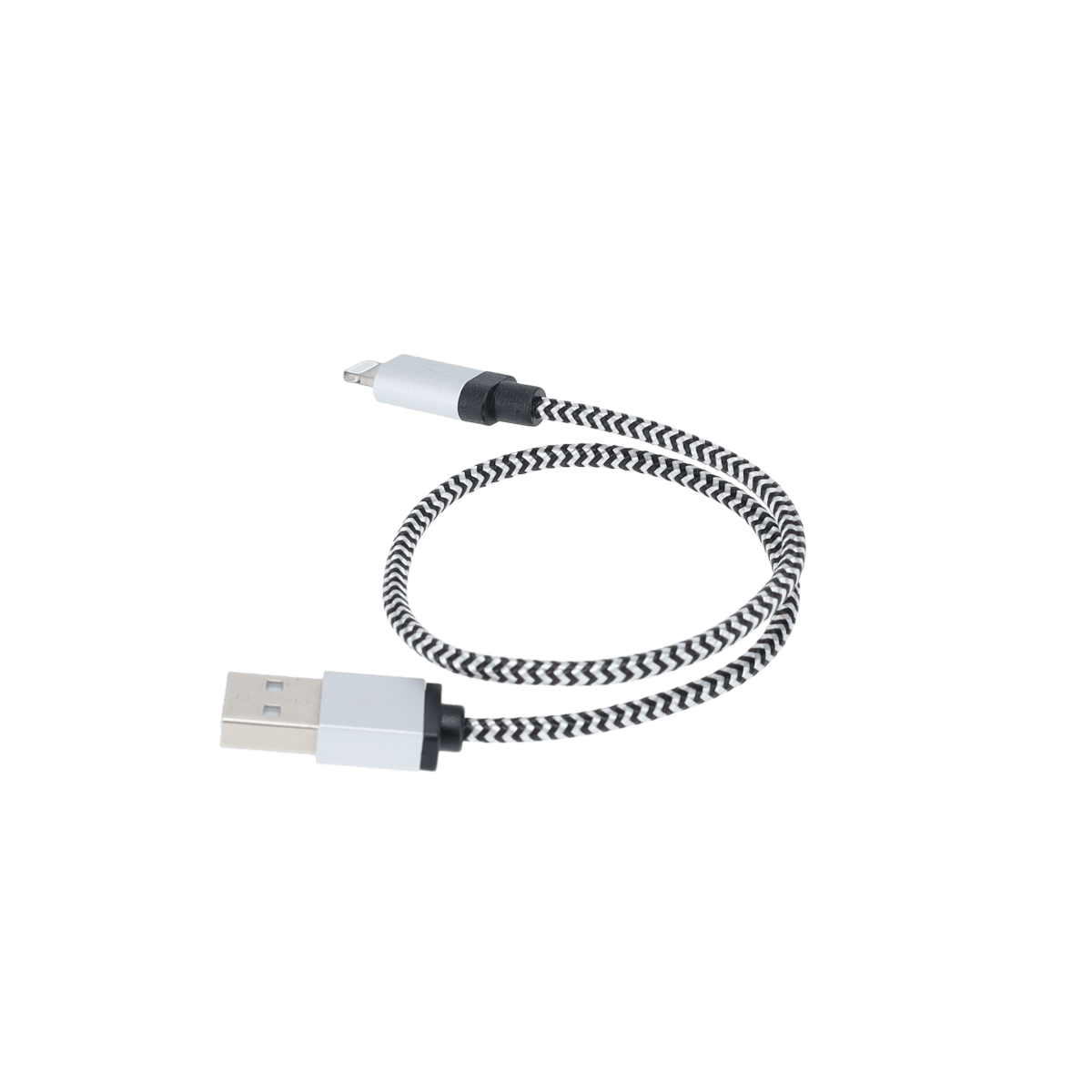 Câble tressé de 30 cm (câble USB-A vers Lightning)
