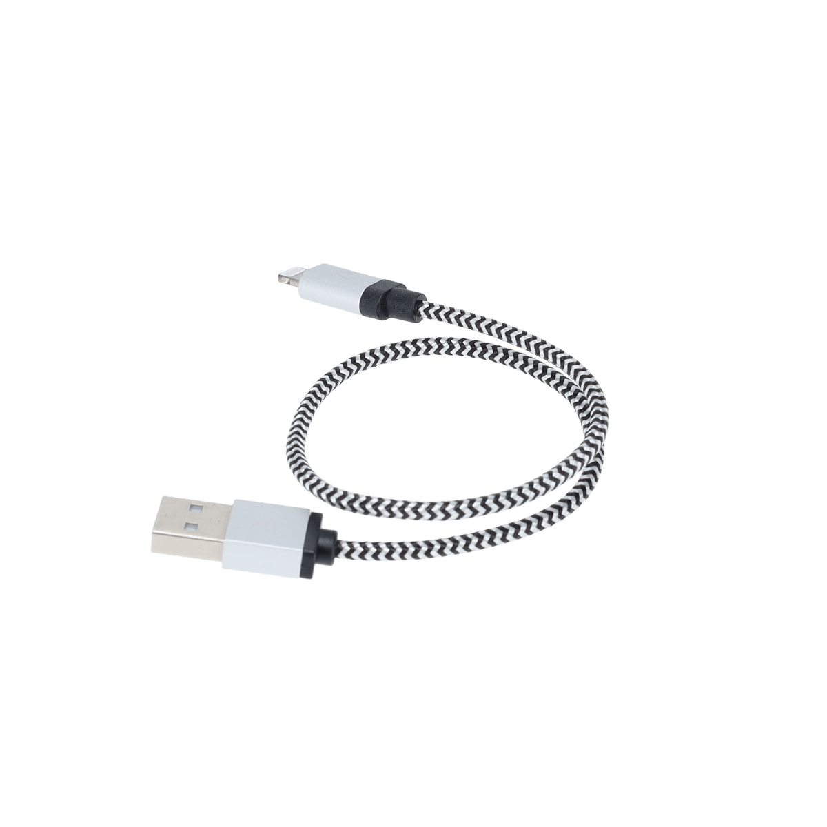 Câble tressé de 30 cm (câble USB-A vers Lightning)