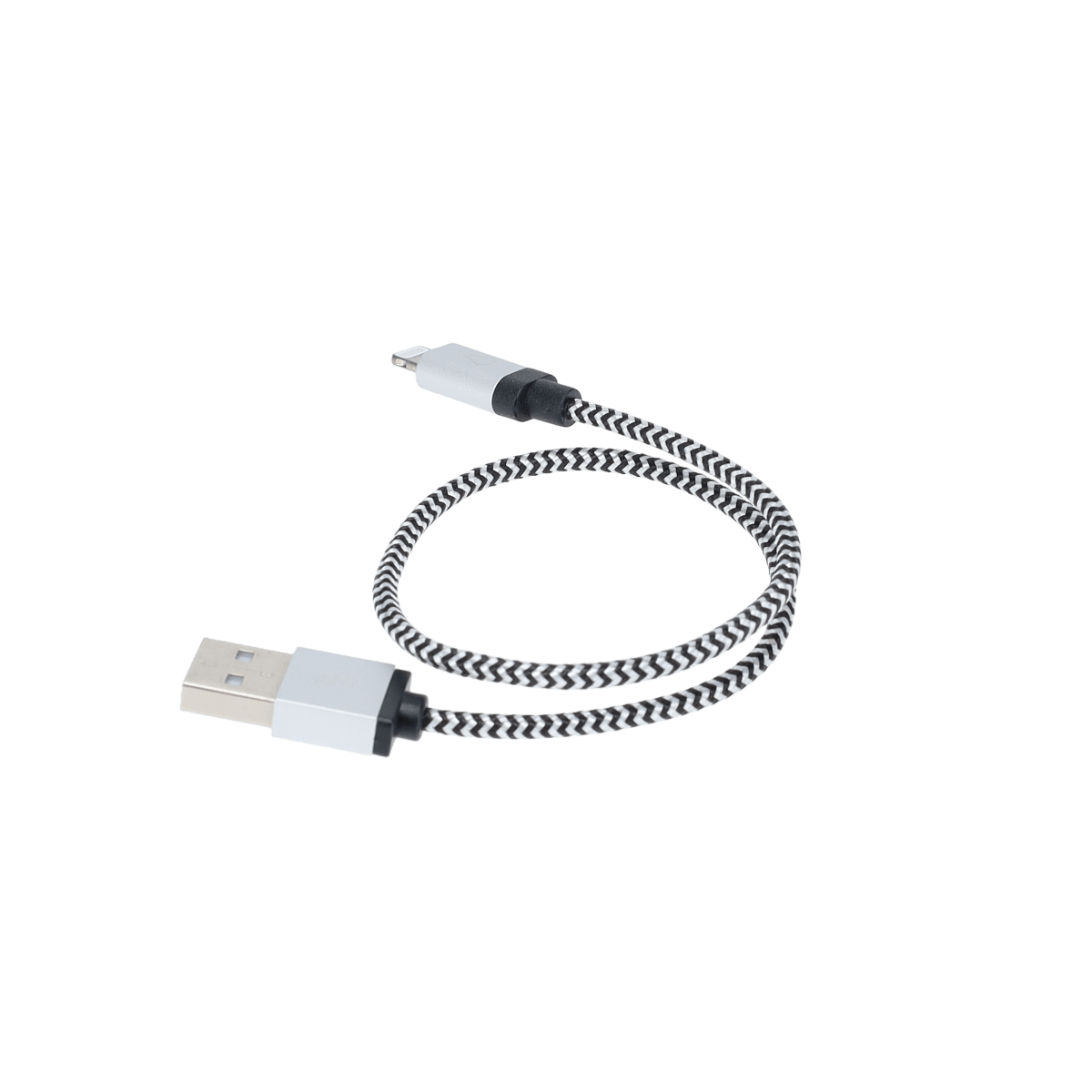 Câble tressé de 30 cm (câble USB-A vers Lightning)