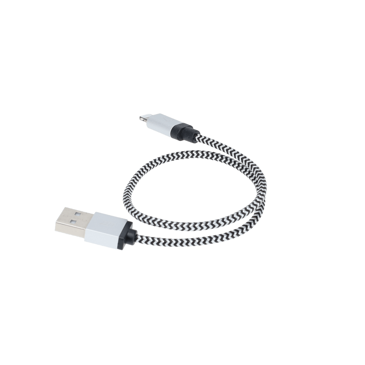 Câble tressé de 30 cm (câble USB-A vers Lightning)