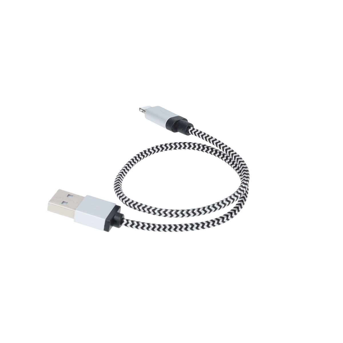 Câble tressé de 30 cm (câble USB-A vers Lightning)