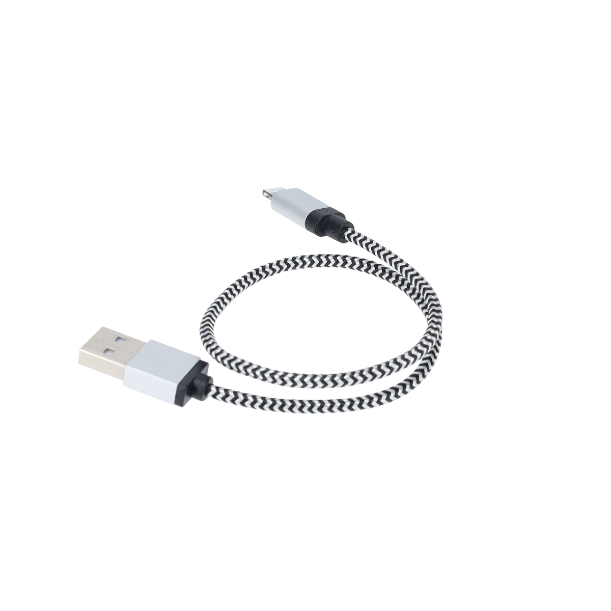 Câble tressé de 30 cm (câble USB-A vers Lightning)