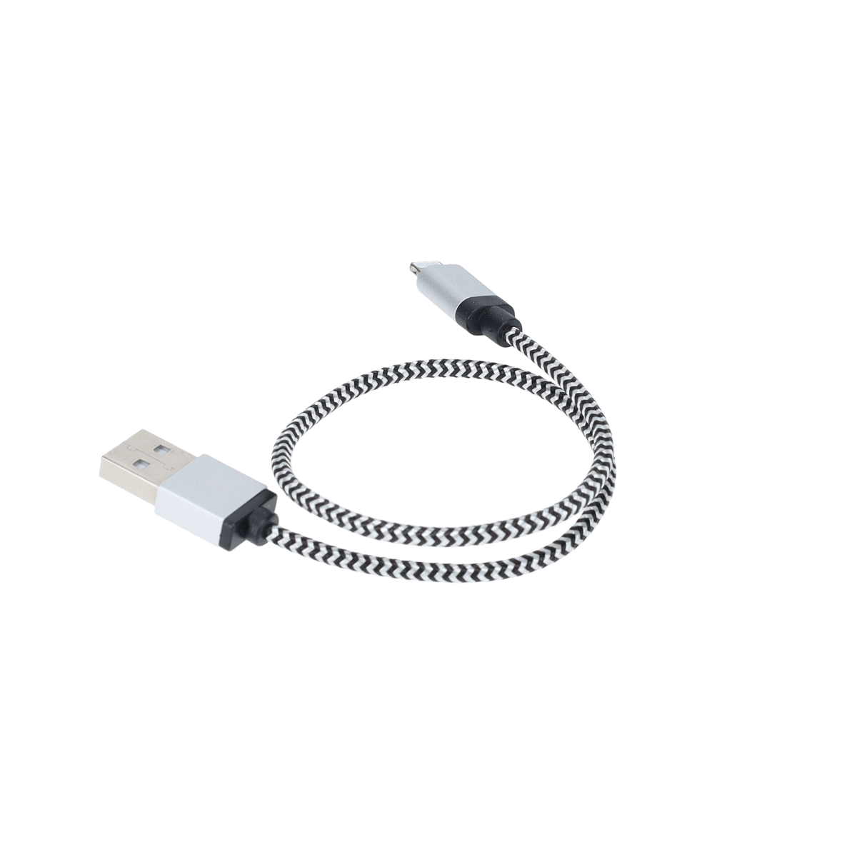 Câble tressé de 30 cm (câble USB-A vers Lightning)