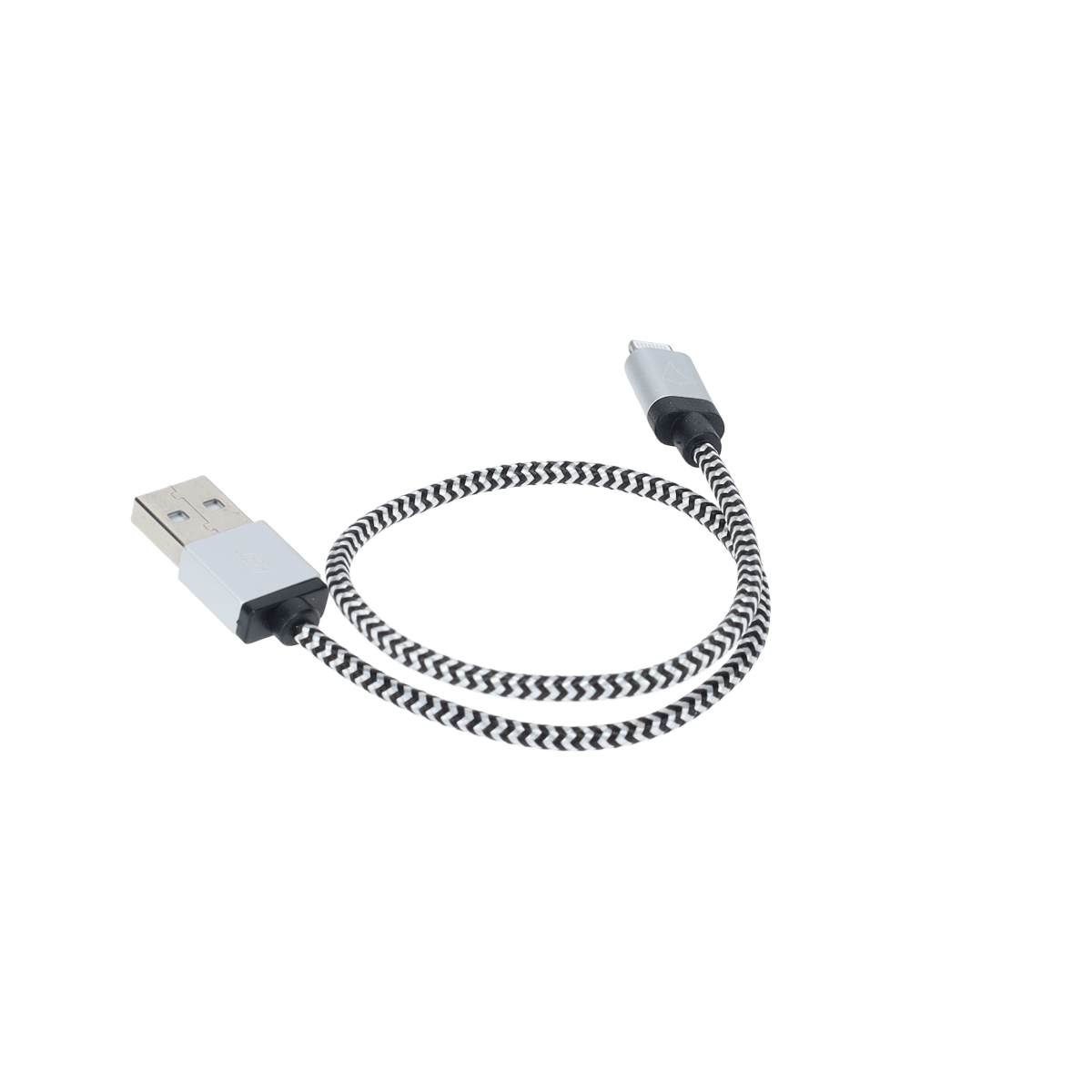 Câble tressé de 30 cm (câble USB-A vers Lightning)