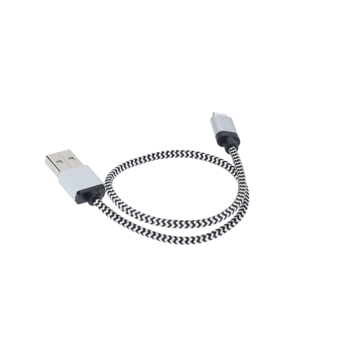 Câble tressé de 30 cm (câble USB-A vers Lightning)