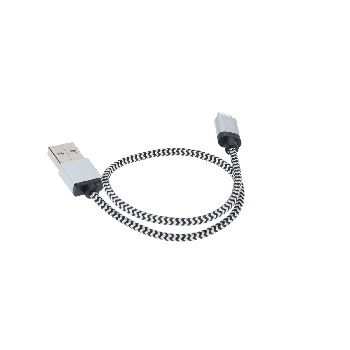 Câble tressé de 30 cm (câble USB-A vers Lightning)