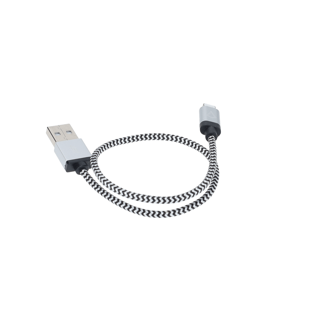 Câble tressé de 30 cm (câble USB-A vers Lightning)