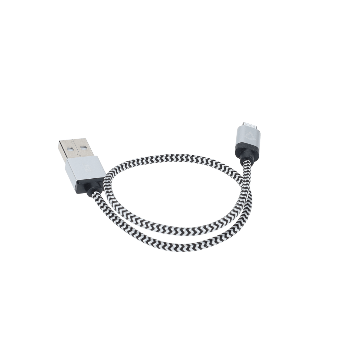 Câble tressé de 30 cm (câble USB-A vers Lightning)
