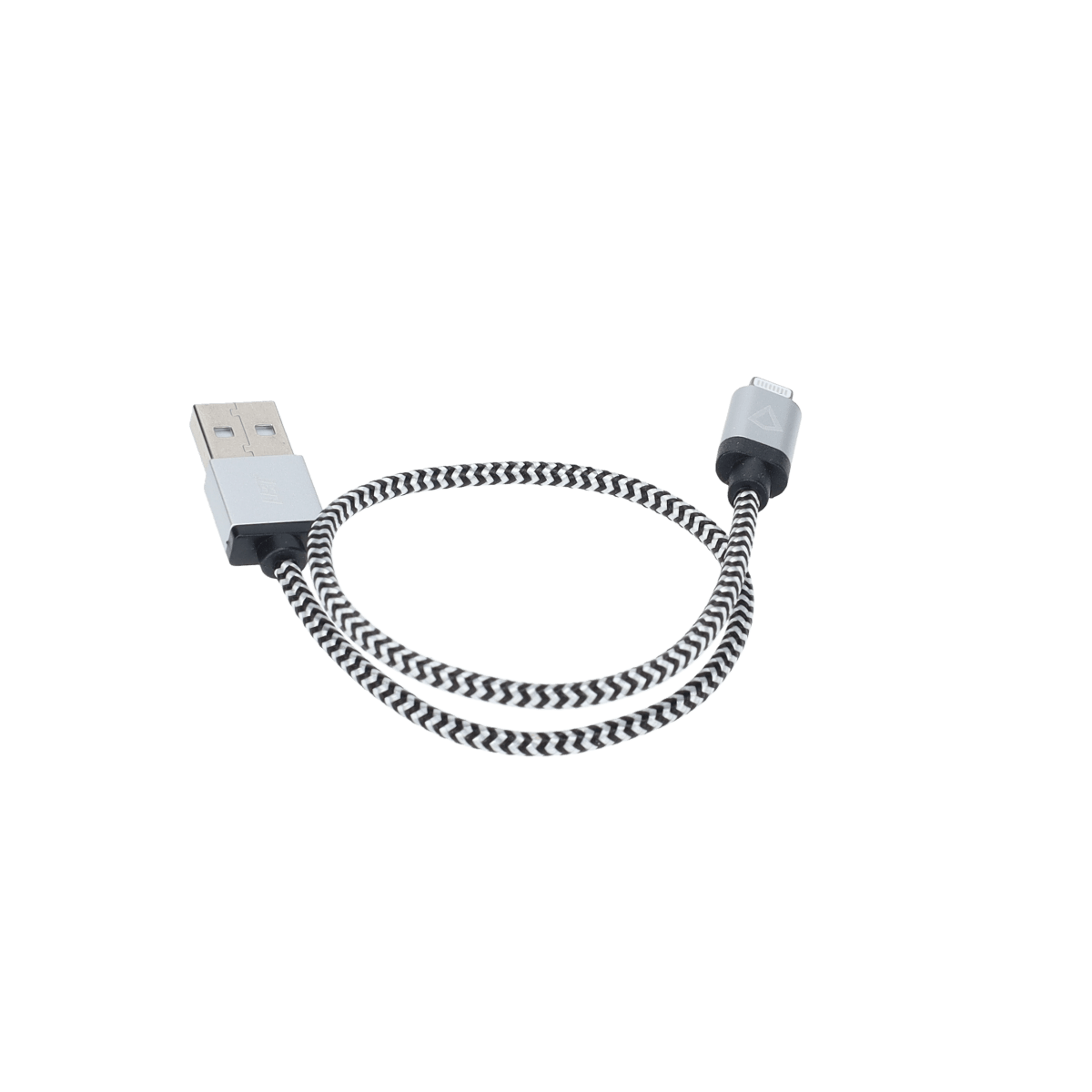 Câble tressé de 30 cm (câble USB-A vers Lightning)