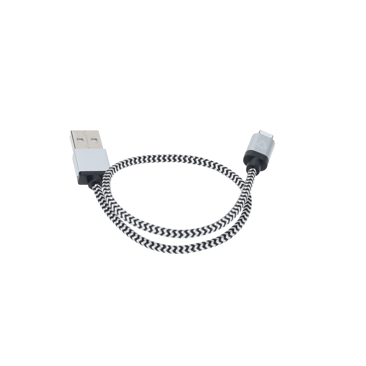 Câble tressé de 30 cm (câble USB-A vers Lightning)