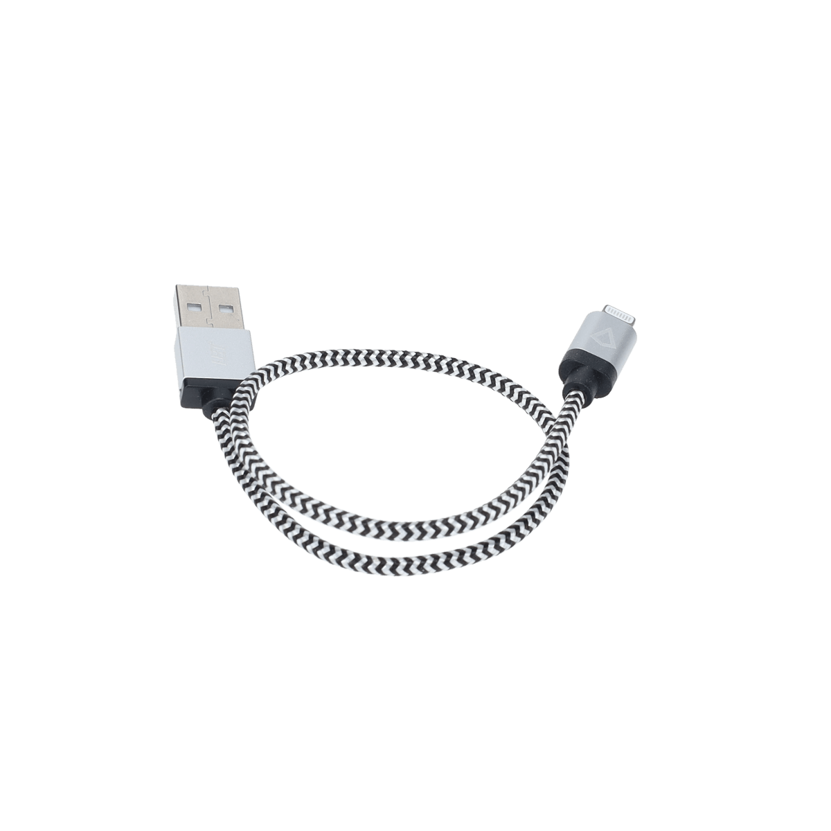 Câble tressé de 30 cm (câble USB-A vers Lightning)