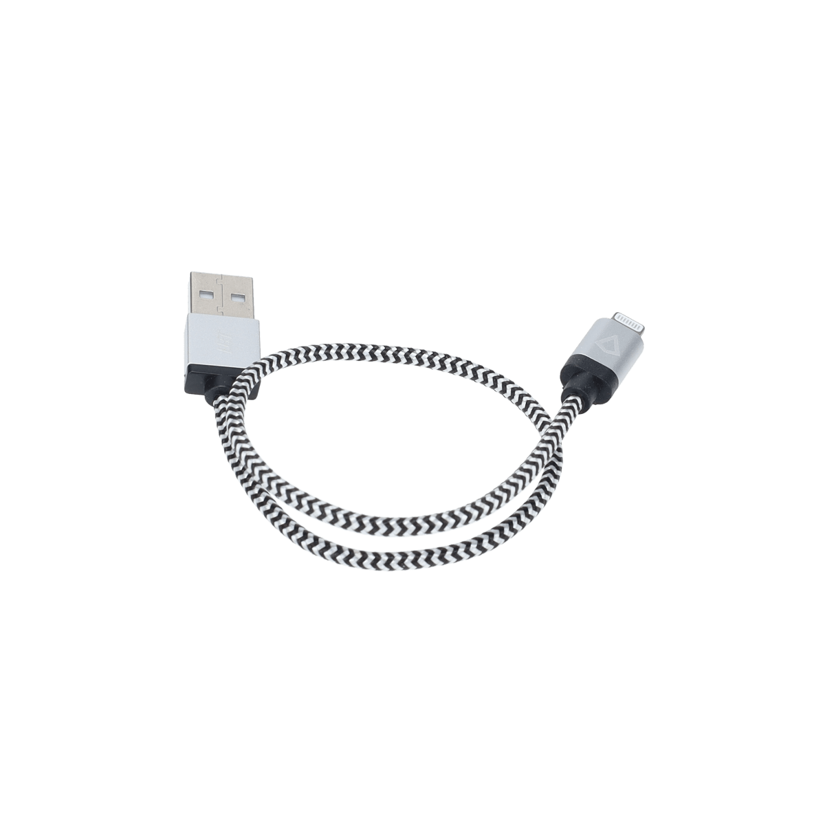 Câble tressé de 30 cm (câble USB-A vers Lightning)