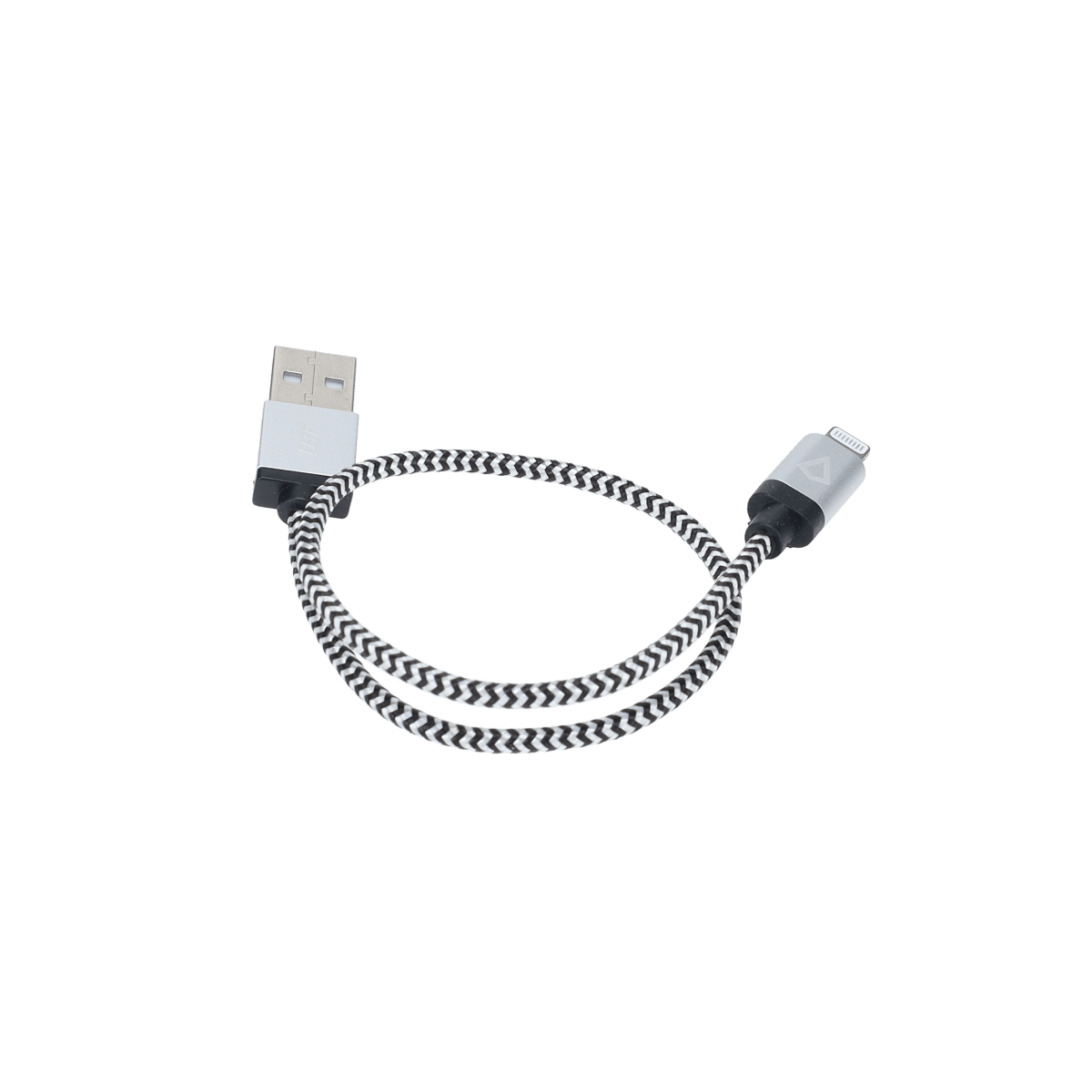 Câble tressé de 30 cm (câble USB-A vers Lightning)