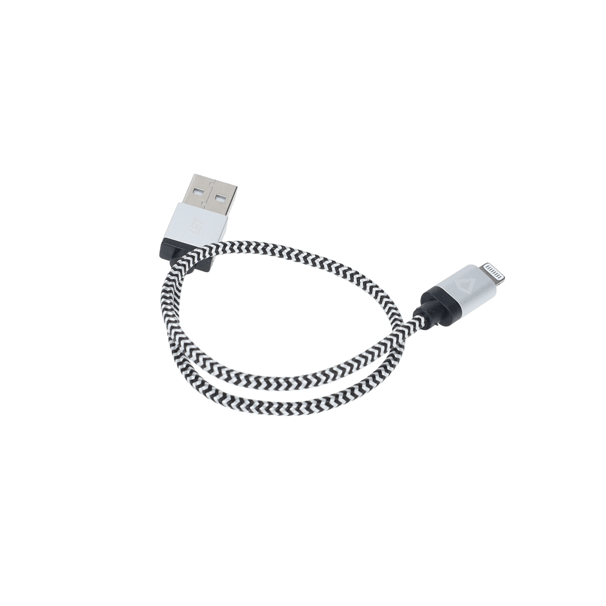 Câble tressé de 30 cm (câble USB-A vers Lightning)
