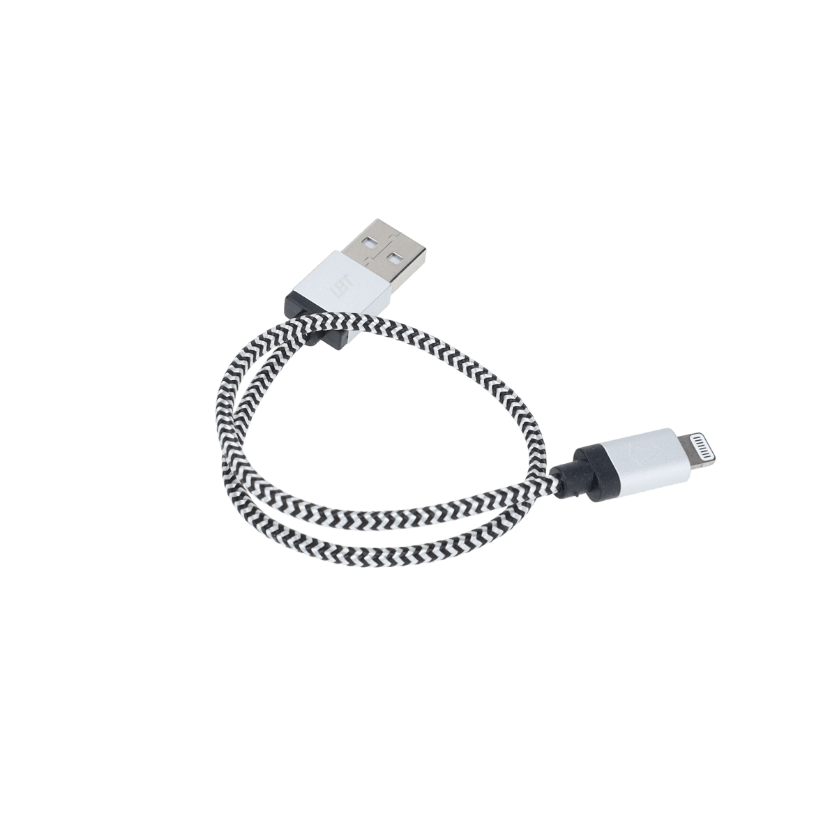 Câble tressé de 30 cm (câble USB-A vers Lightning)