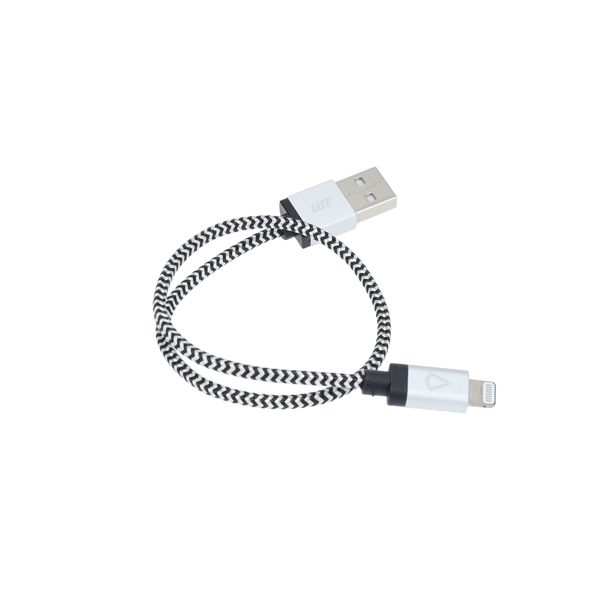 Câble tressé de 30 cm (câble USB-A vers Lightning)