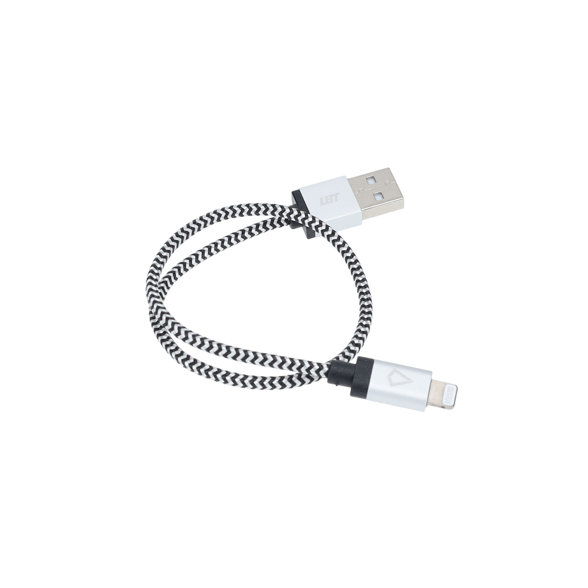 Câble tressé de 30 cm (câble USB-A vers Lightning)