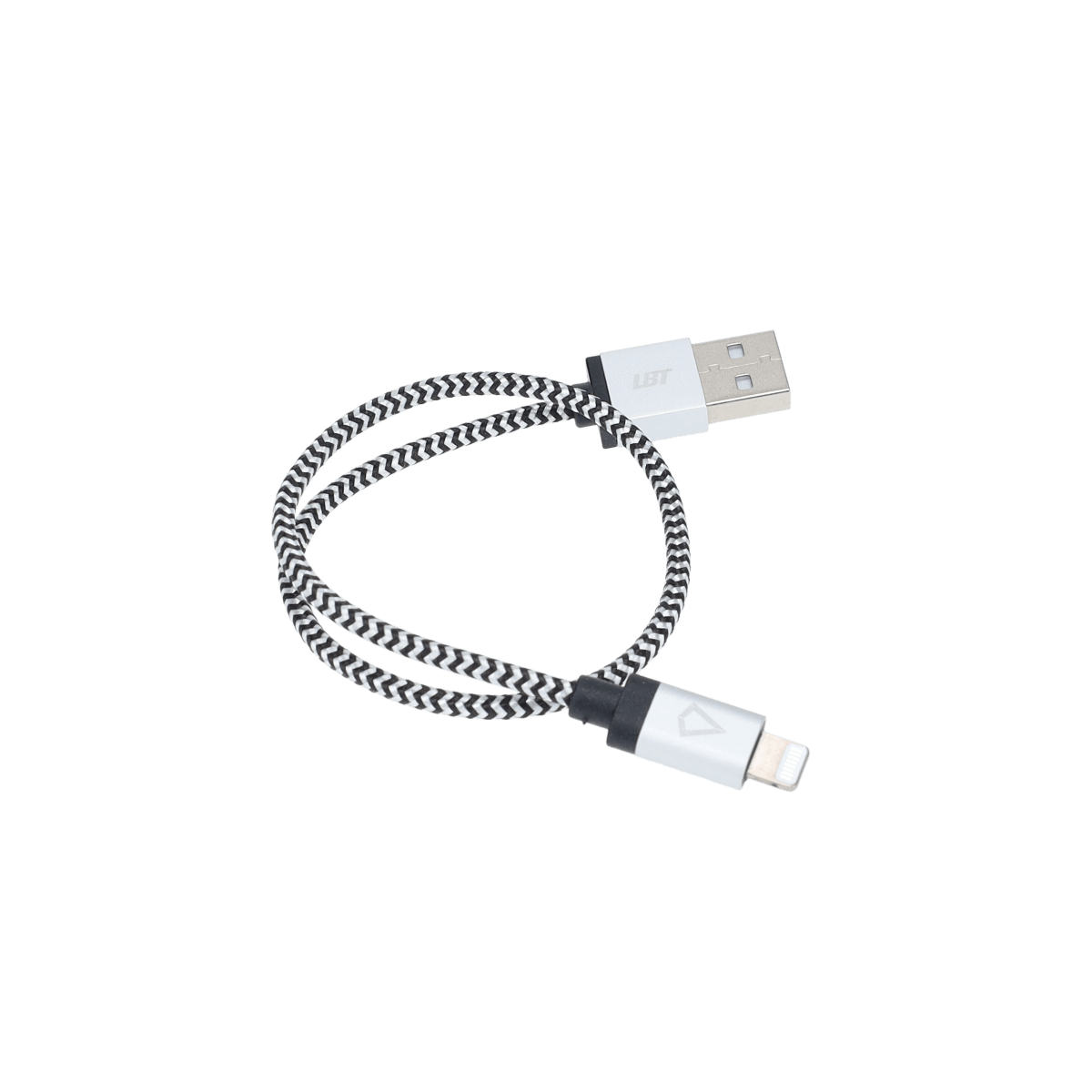 Câble tressé de 30 cm (câble USB-A vers Lightning)