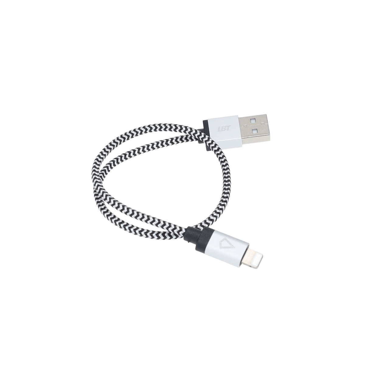 Câble tressé de 30 cm (câble USB-A vers Lightning)