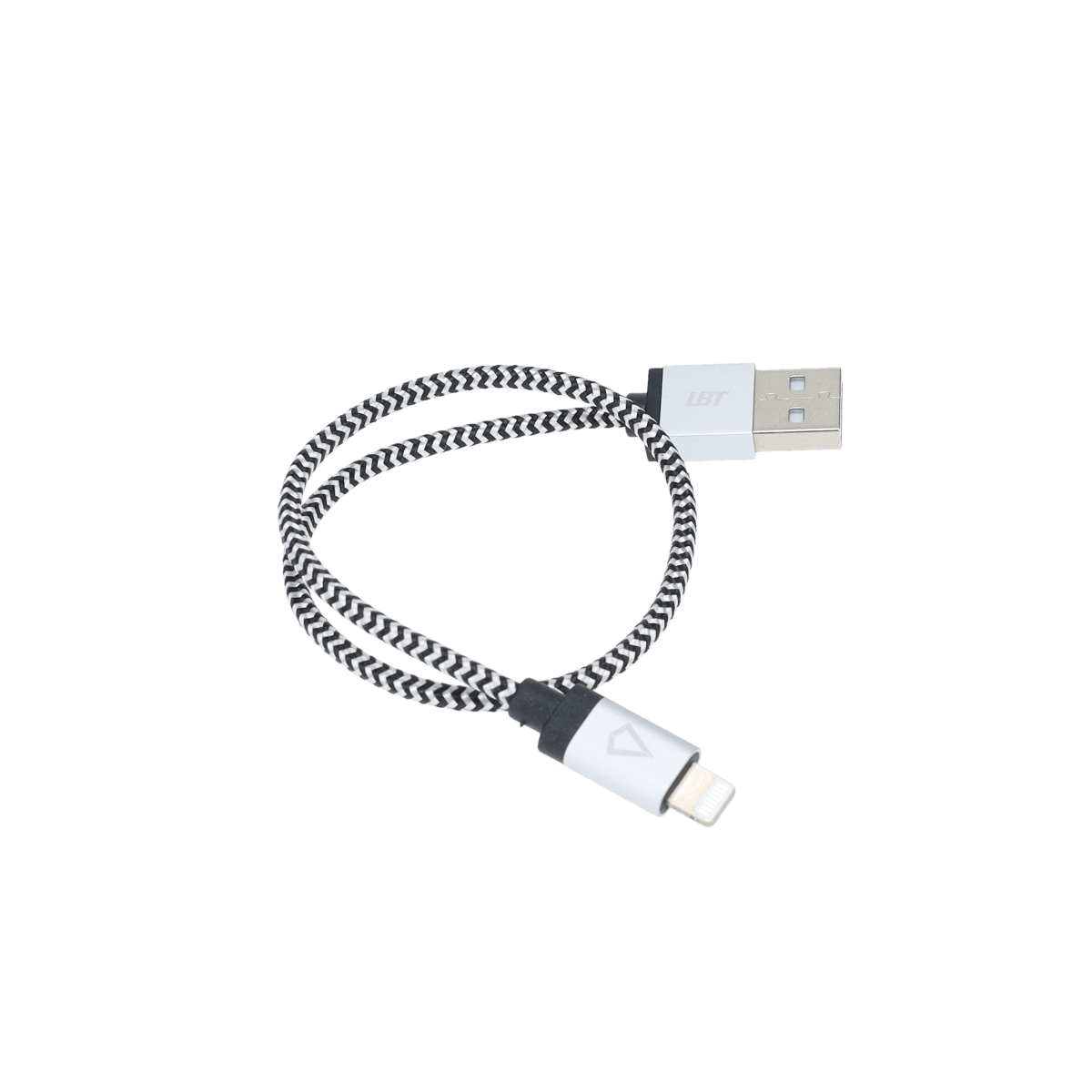 Câble tressé de 30 cm (câble USB-A vers Lightning)