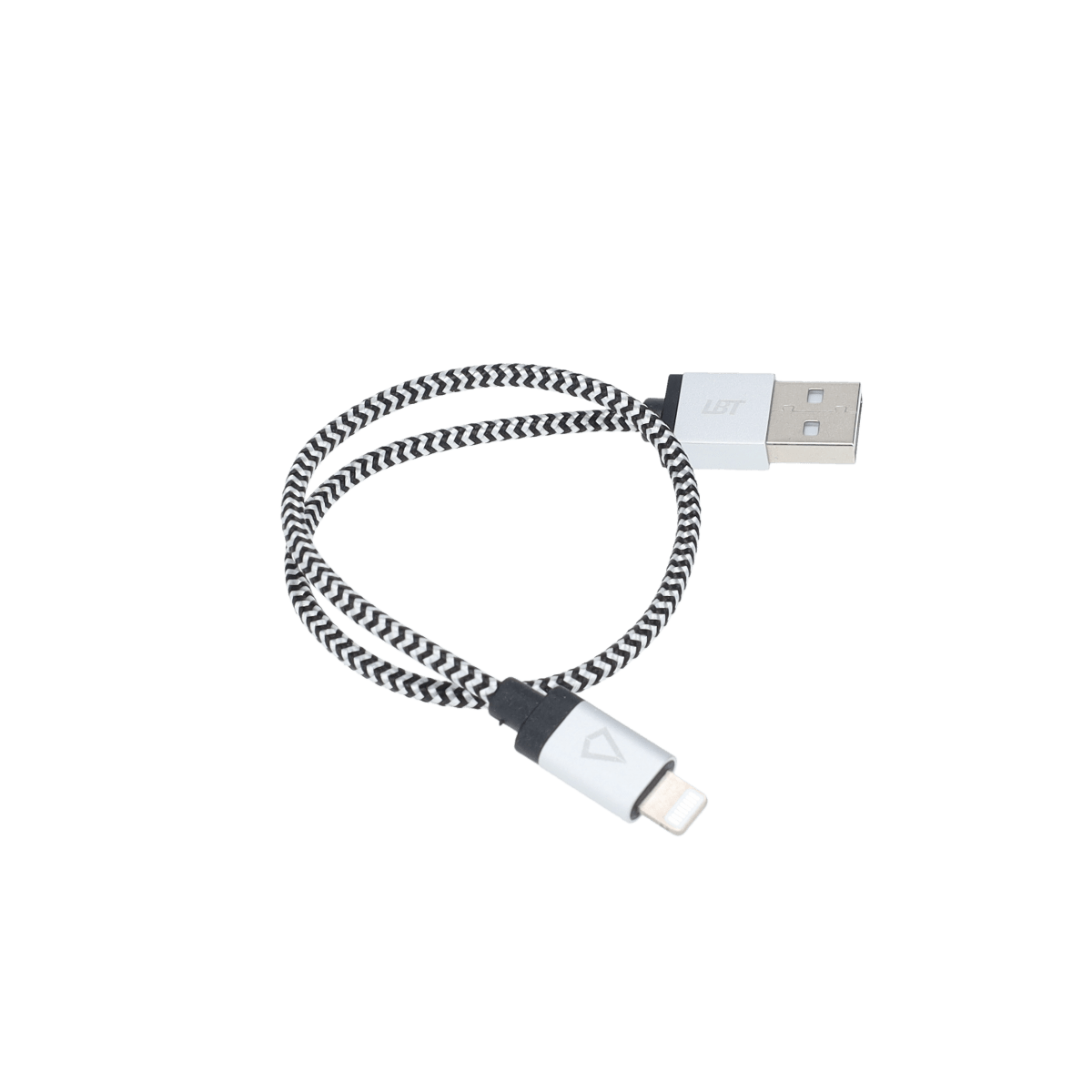 Câble tressé de 30 cm (câble USB-A vers Lightning)