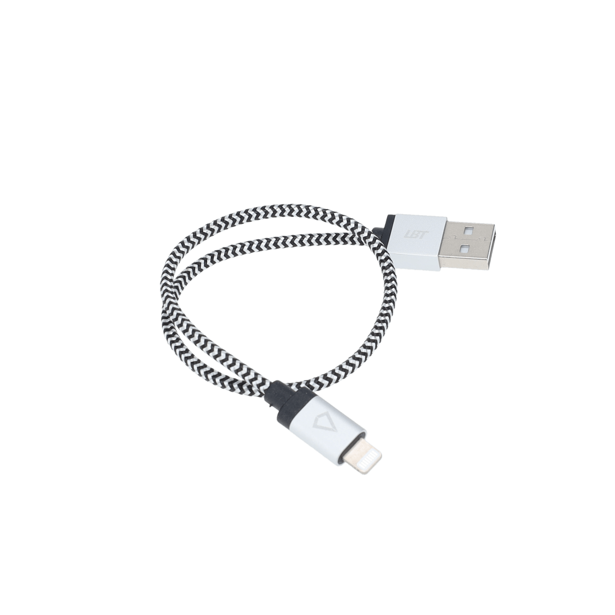 Câble tressé de 30 cm (câble USB-A vers Lightning)