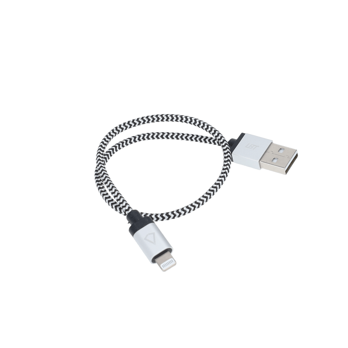 Câble tressé de 30 cm (câble USB-A vers Lightning)