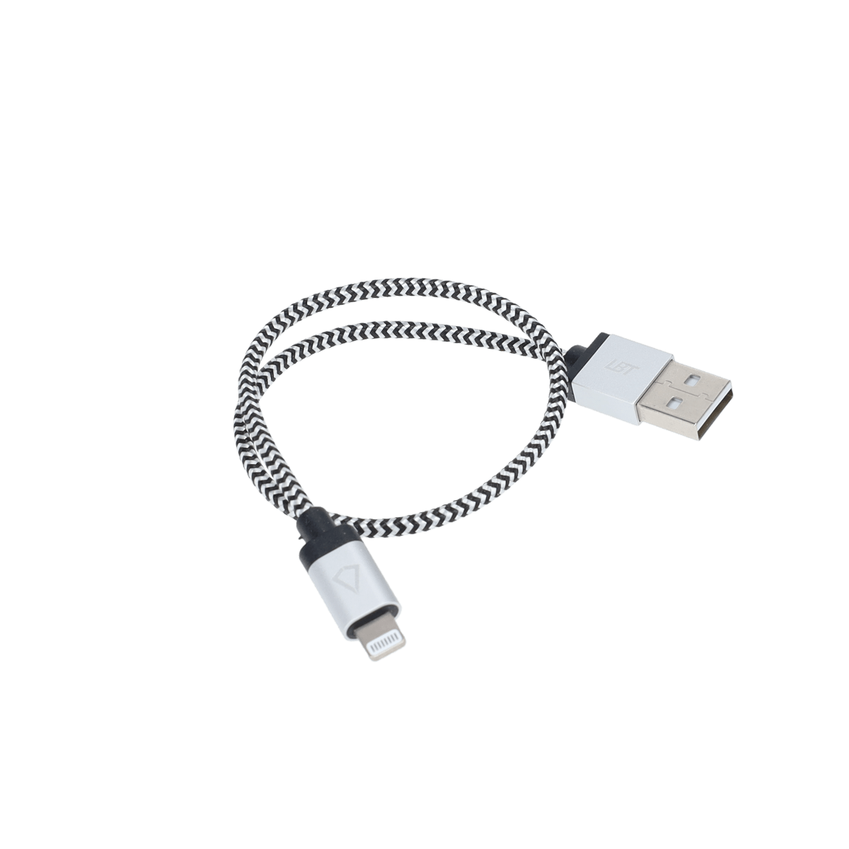 Câble tressé de 30 cm (câble USB-A vers Lightning)