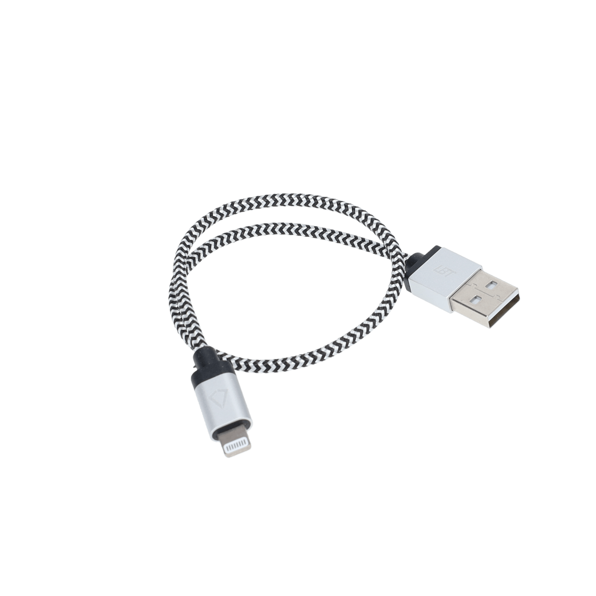 Câble tressé de 30 cm (câble USB-A vers Lightning)