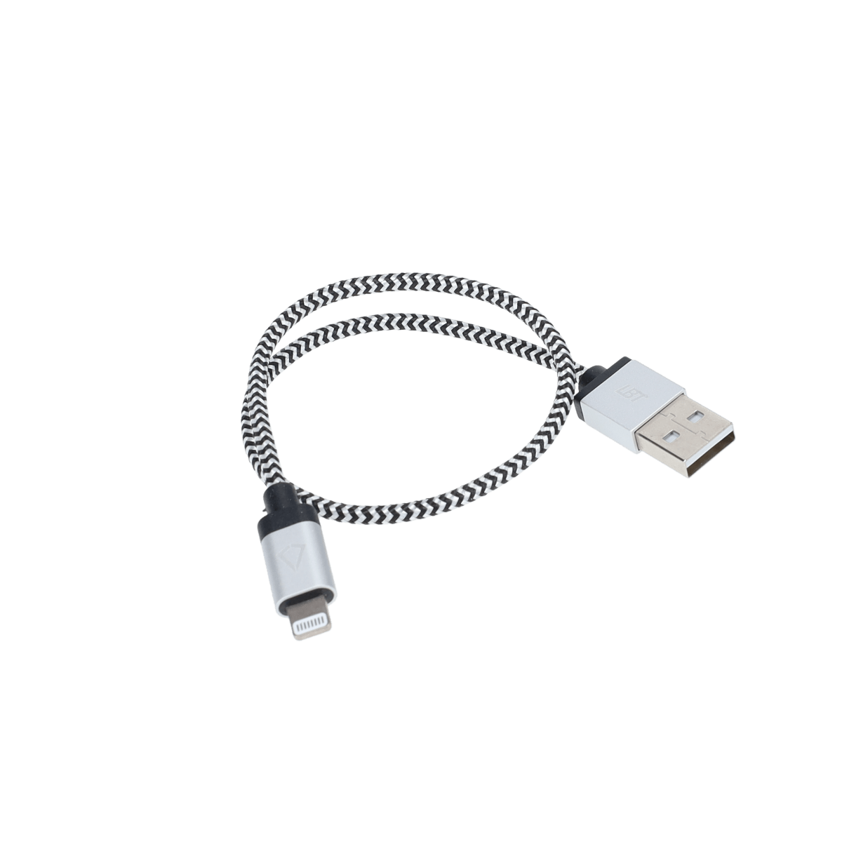 Câble tressé de 30 cm (câble USB-A vers Lightning)
