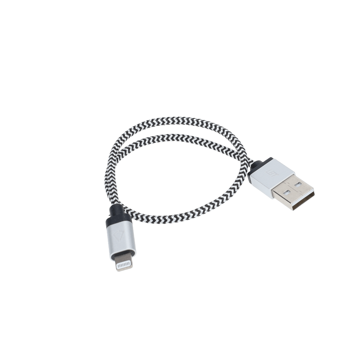 Câble tressé de 30 cm (câble USB-A vers Lightning)