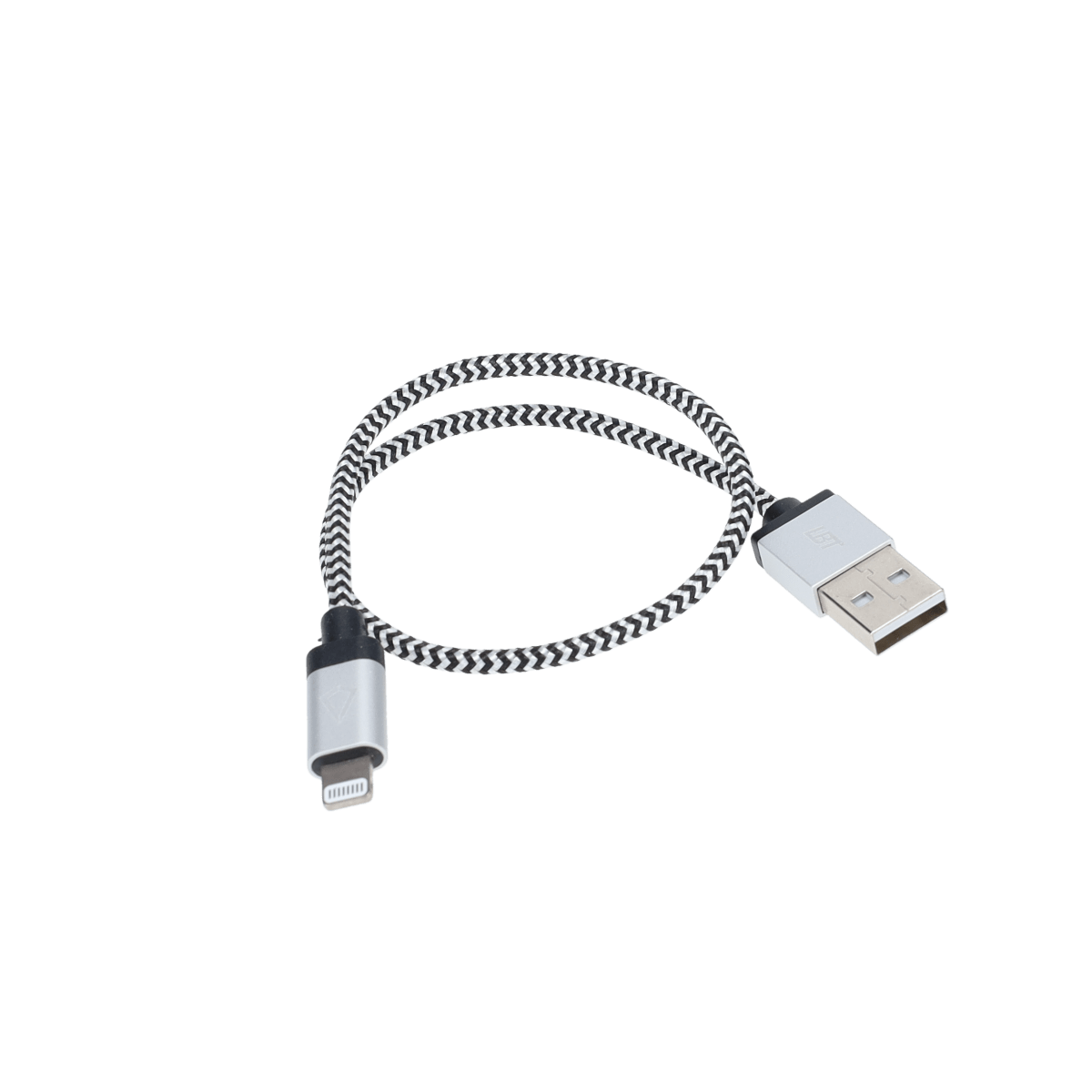Câble tressé de 30 cm (câble USB-A vers Lightning)