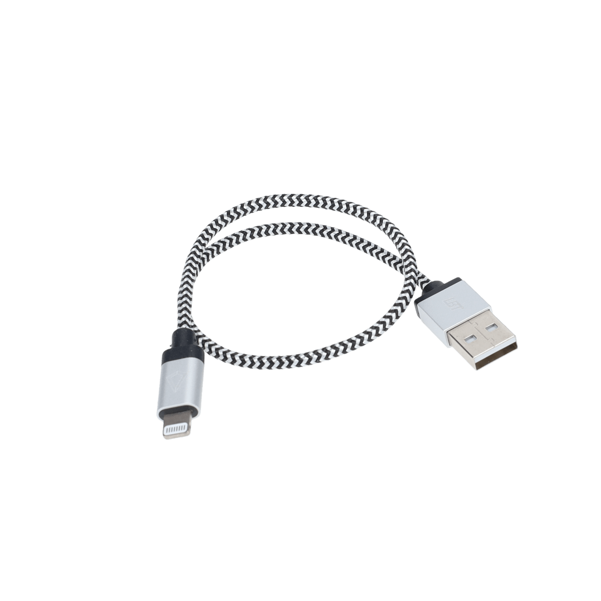 Câble tressé de 30 cm (câble USB-A vers Lightning)