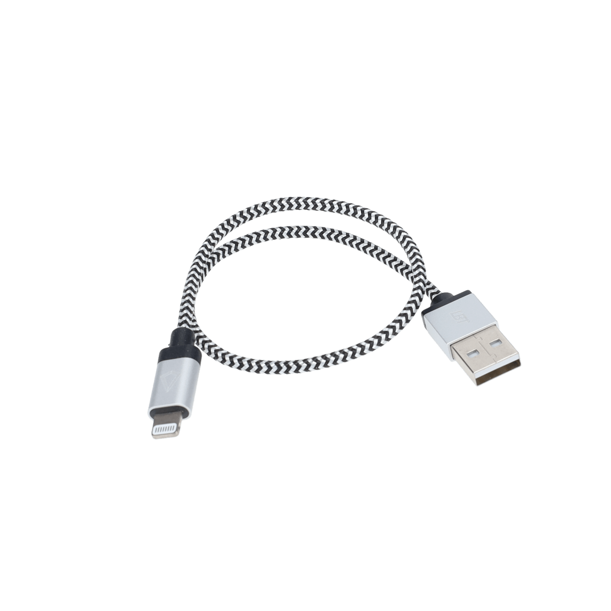 Câble tressé de 30 cm (câble USB-A vers Lightning)